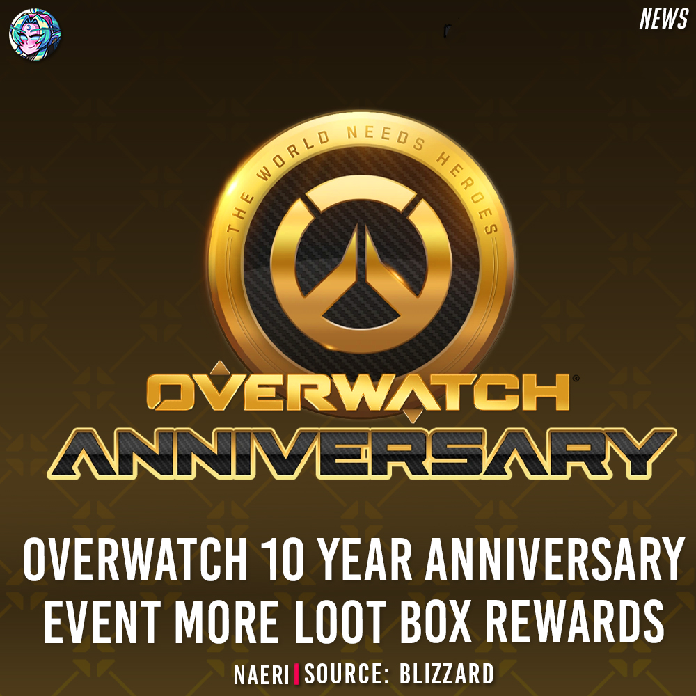 Overwatch 10 Year Anniversary Event and Many Rewards 🎁

There are many rewards prepared for the Overwatch 10 Year Anniversary Event🎉

It is expected that #Overwatch S2 will offer many free loot boxes and rewards, just like S1.
