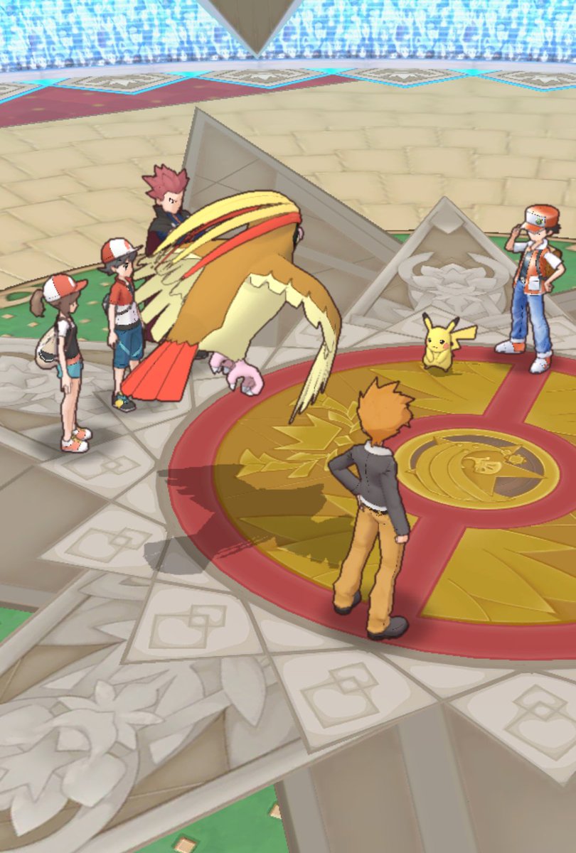 現行の仕様に戸惑ってる赤緑世代のレッドさん。