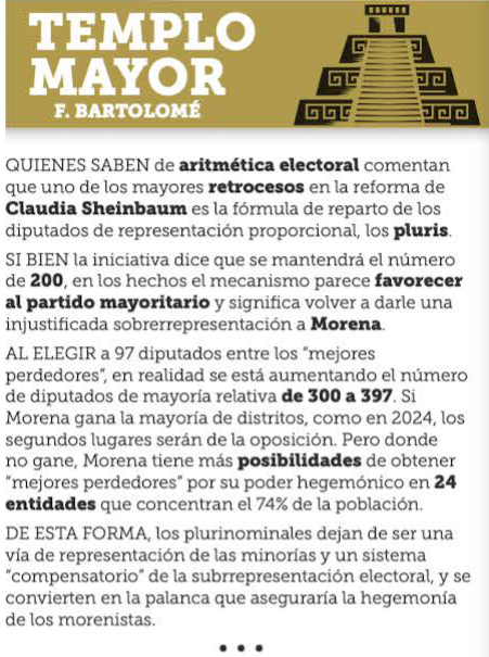 pavanona's tweet photo. "Quienes saben de aritmética electoral" 😂

"Mejores perdedores” no crea escaños de MR; es un criterio dentro de la RP. Primero se determina cuántas curules obtiene cada partido por su votación nacional y, después, esas curules se ocupan con una mezcla de lista/mejores perdedores https://t.co/zj4yFFFEdZ
