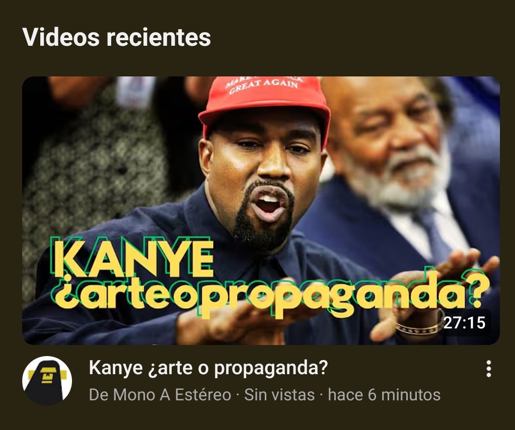 Amigos, tenemos nuevo video de De Mono A Estéreo platicando un poco sobre su neonazi favorito, y otros músicos alineados a la derecha. Echen ojo y díganos qué opinan.

youtu.be/zUnM8RT6TnY?si…