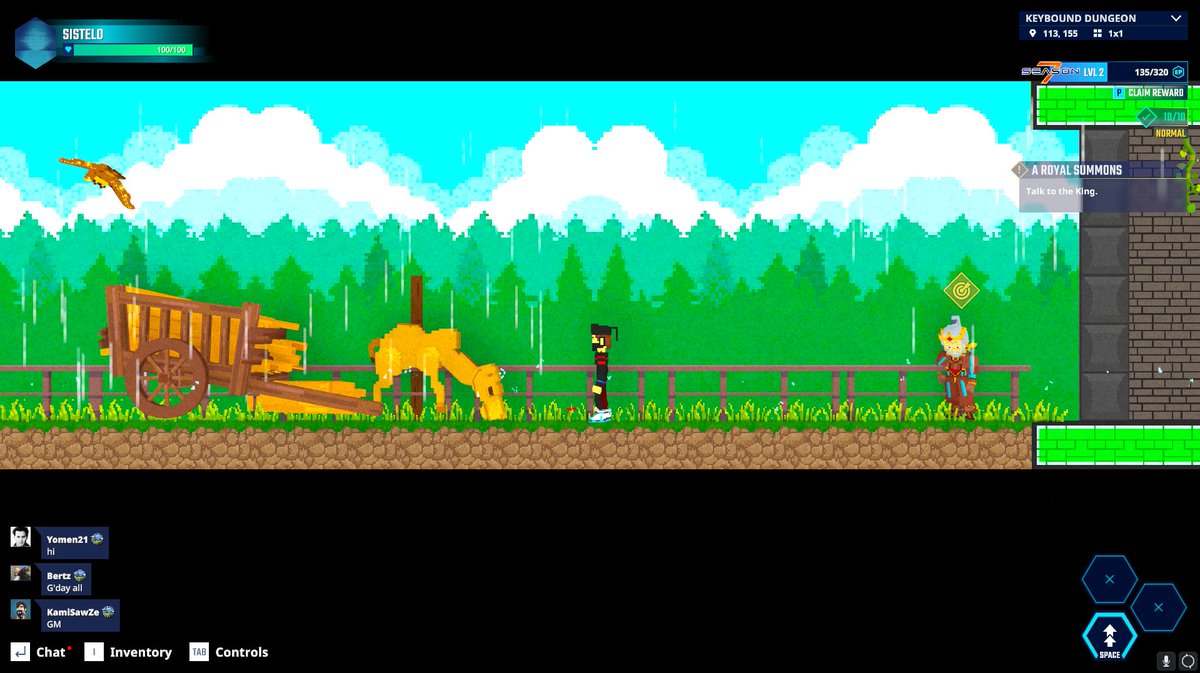 Pre-run ritual: camel selfie in The Sandbox Season 7. Luck mode = ON. <a href="/TheSandboxGame/">The Sandbox</a>  tsbga.me/TheSandbox #Season7