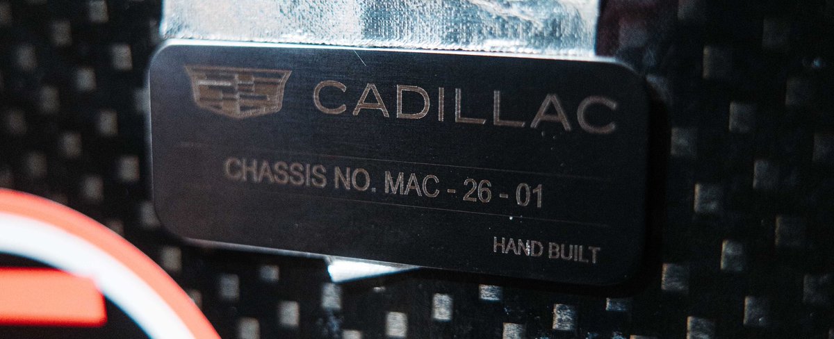 The first Cadillac chassis has been named the MAC-26, or Mario Andretti Cadillac 26, in honour of the 1978 F1 world champion “and his lasting influence on the team’s formation and competitive ambition” #F1