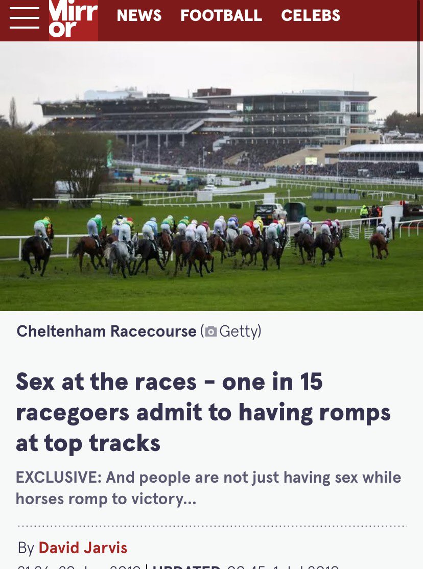 FOBRacing's tweet photo. By all means take your partner to the Cheltenham Festival 

Just beware looking longingly at the Best Mate though….. https://t.co/CAEspZ4qlH