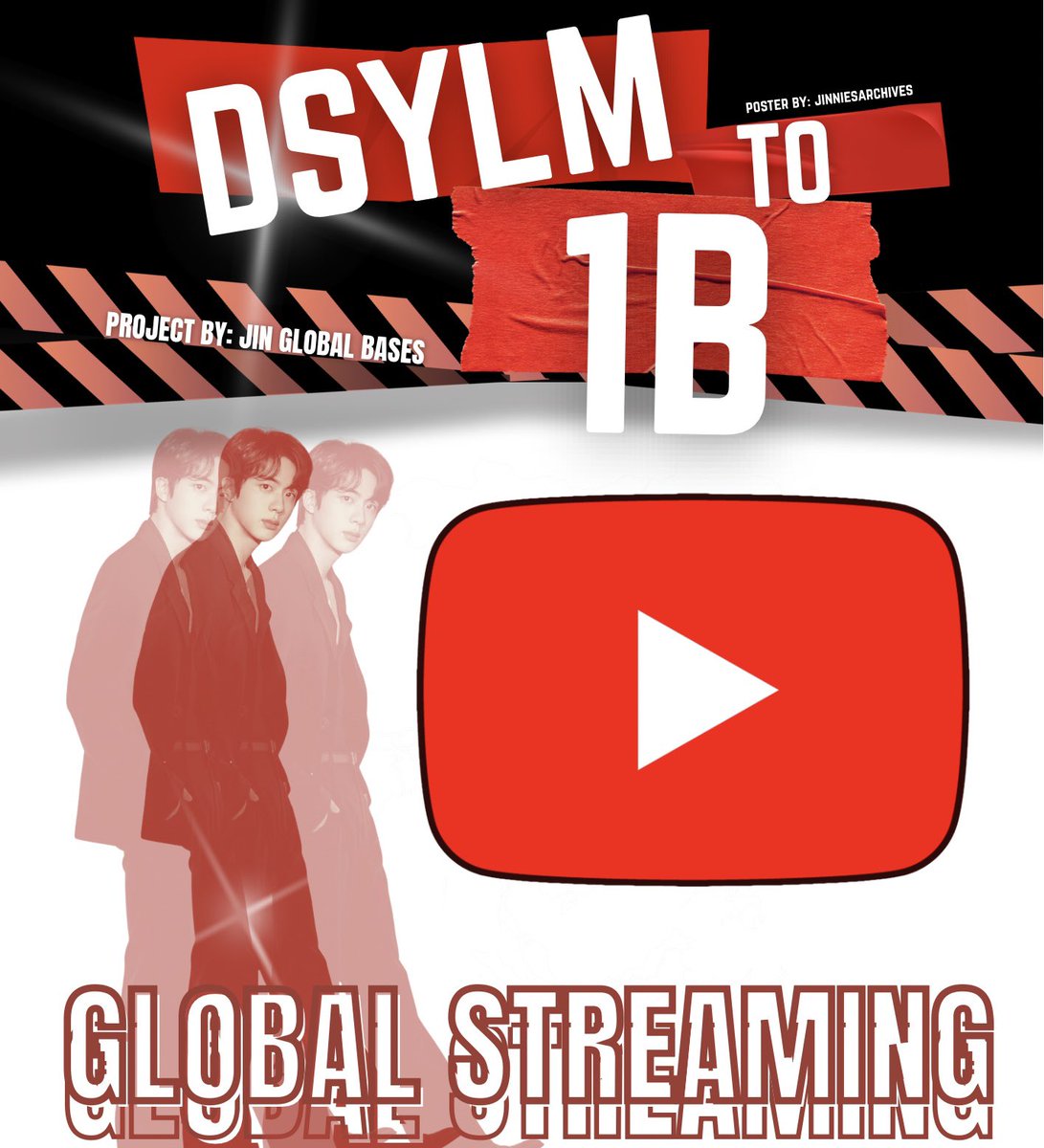 🔔 Join us as we push “Don’t Say You Love Me” by #JIN to chart on different platforms and reach 1B streams on Spotify. Let’s come together globally 🌎

See you tomorrow, Feb 28, at 9 AM KST. 

#DSYLMto1B