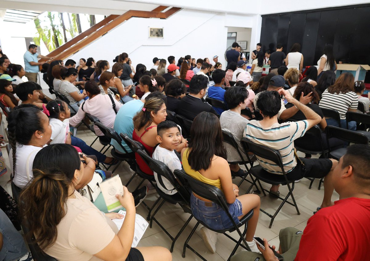 Acude hoy mismo y aprovecha esta oportunidad. ¡Cuidarnos es un compromiso de todas y todos! 
(2/2)

#CancúnNosUne #PorLaTransformación