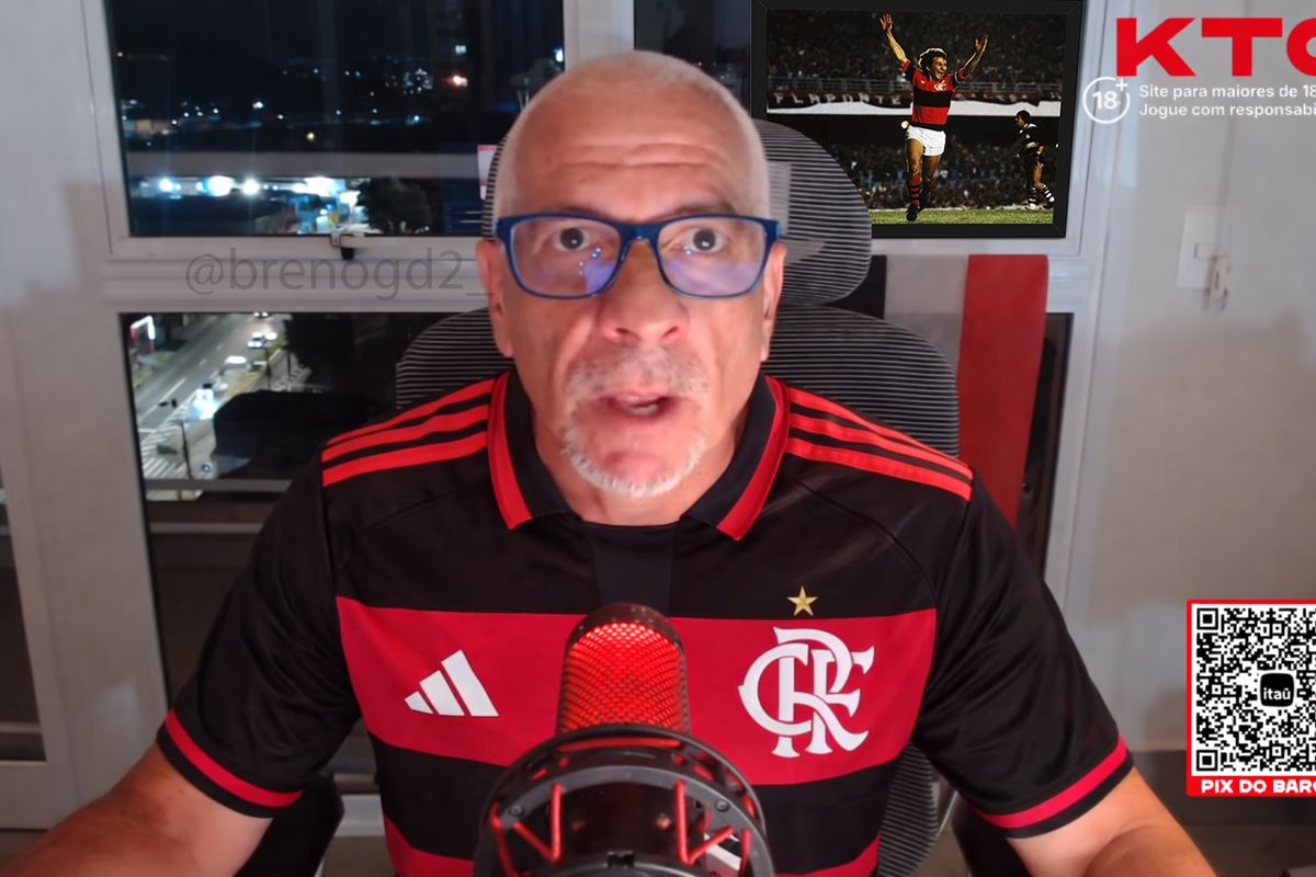 🚨Flamengo perde a final da Recopa por 4x2, pleno Maracanã contra o Lanús!

🎙️Arthur Antunes Barolo dispara:

"E o Rossi, gente? Vou falar o que? Dar nota 6 de novo? Nota zero pra você Rossi, bem que o goleiro Rafael do São Paulo poderia vir pro Mengão, aquele sim é goleiro.''