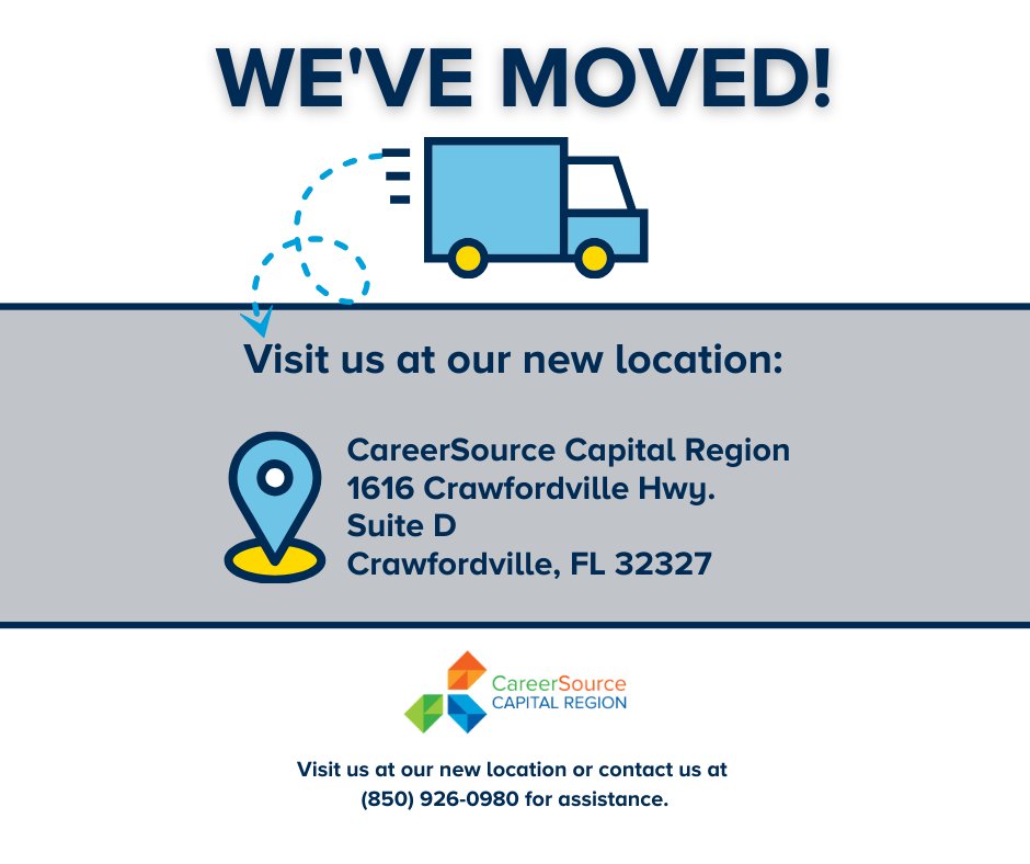 Don’t navigate your job search alone.

Beginning March 2, 2026, visit us at 1616 Crawfordville Hwy. Suite D, in Crawfordville.

Explore career seeker solutions designed to help you move forward with confidence.

We’re ready when you are.