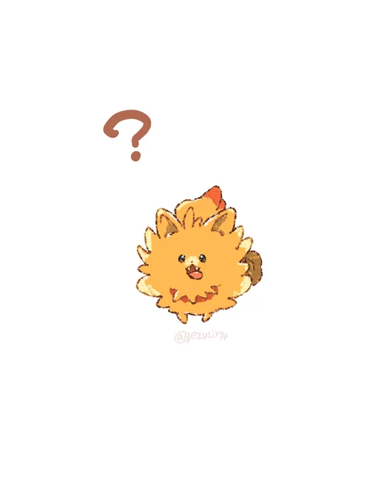 ただの毛玉になってしまうよ #らくがき