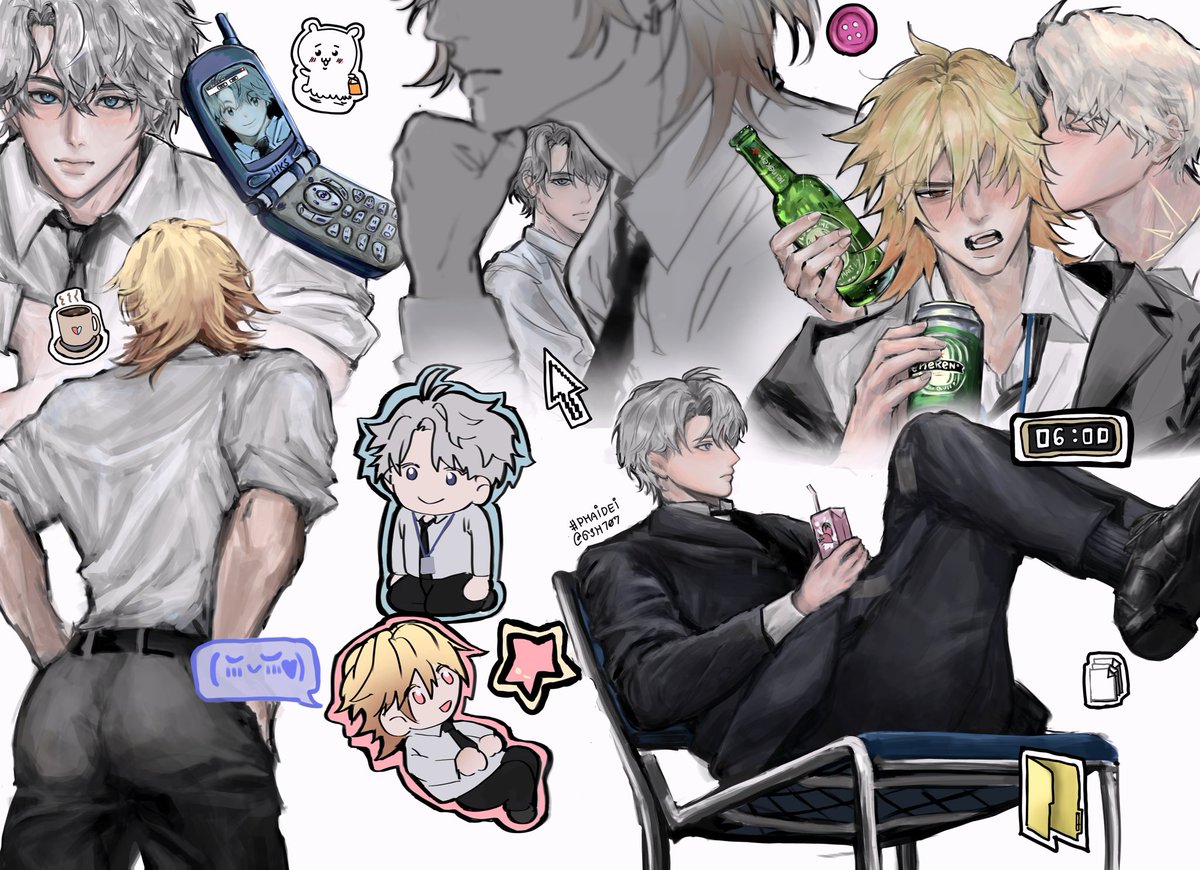 #phaidei #厄敌  ☀️🍷

Office AU  ฟรินๆ

🍻👔📉📝📆