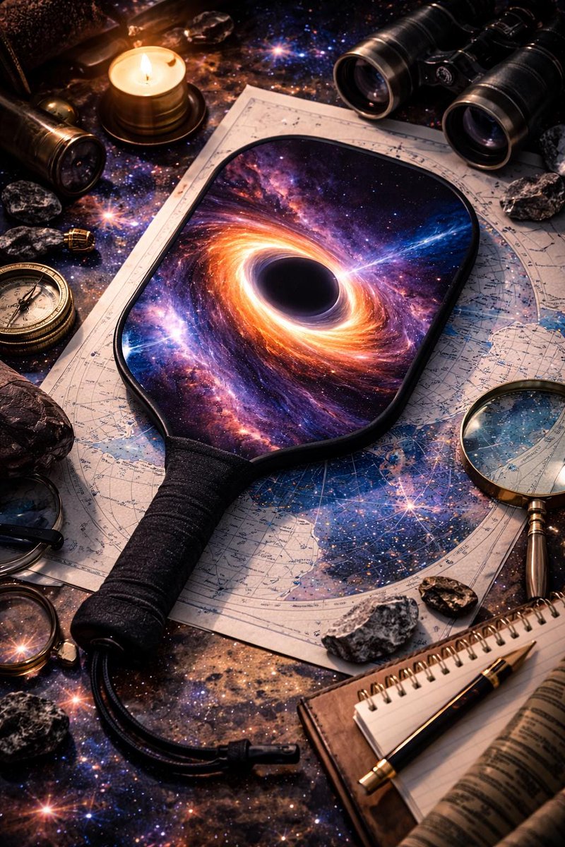 tapinstudio's tweet photo. Check out the new pickleball paddle design! #pickleball #blackhole https://t.co/cVD2zVLWfq