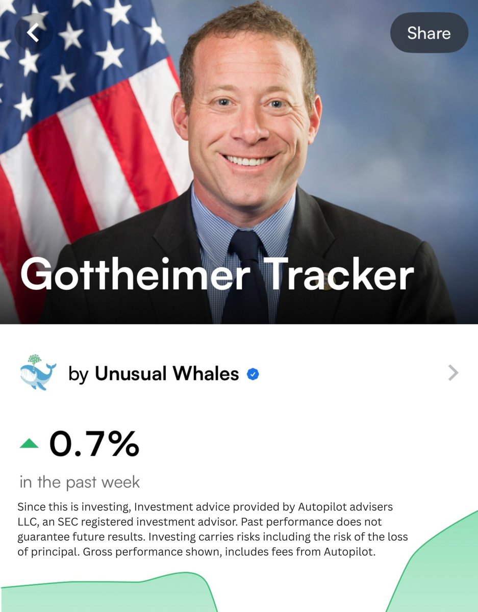 pelositracker's tweet photo. @Polymarket If you can't beat em'... 

@unusual_whales created this portfolio that automatically trades on Autopilot. 

Find more here: https://t.co/M2kwc6VMjw https://t.co/doOAL69BQf
