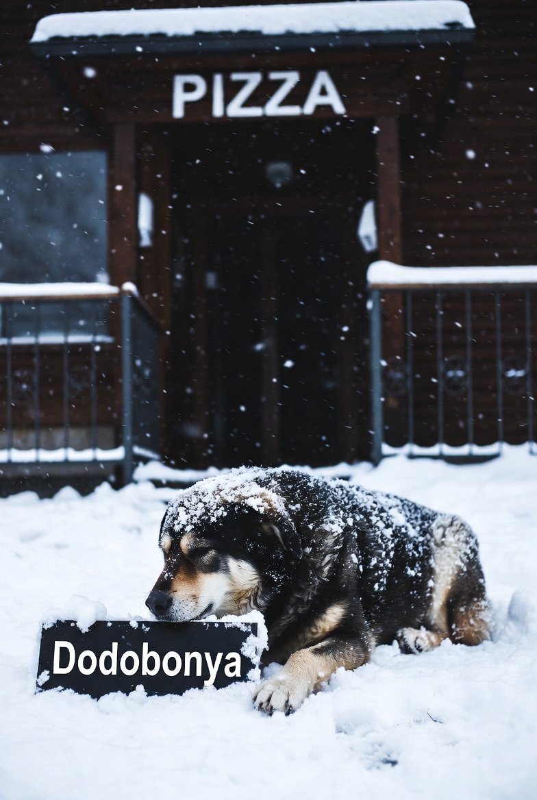 ML1_GR9's tweet photo. Despite the cold weather, Dodobonya lay there next to the pizza shop, because it considered this place its home. $Dodobonya
#Dodobonya #Pizzashop #dog https://t.co/pyOspIkgfS