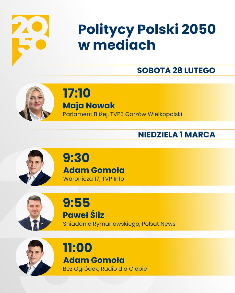 Polska 2050 tweet media