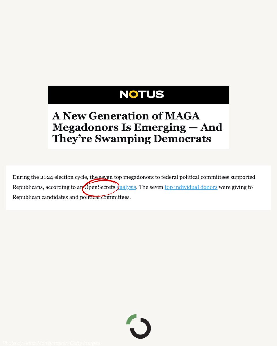 OpenSecrets.org tweet media