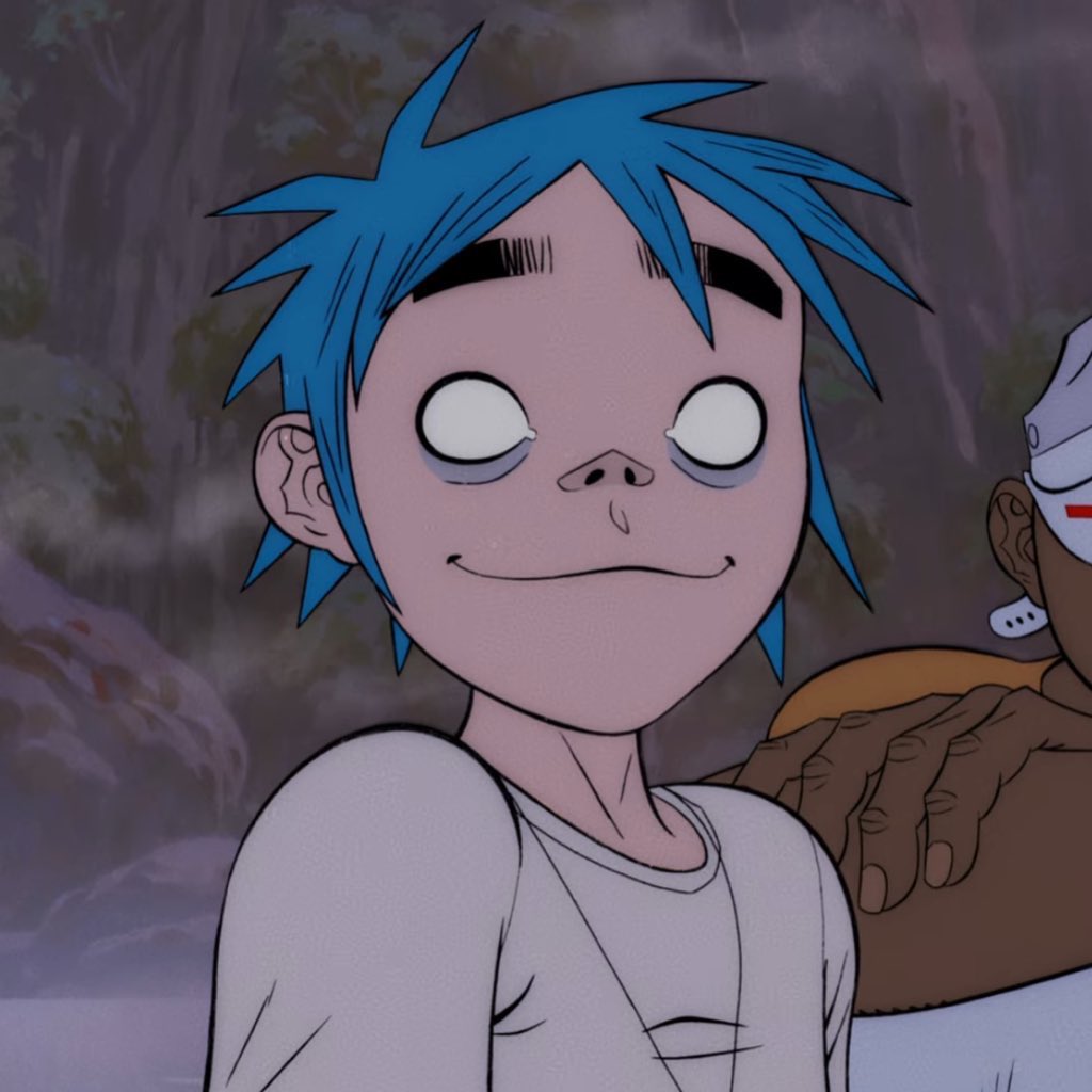 AUGHHHHH 2D U CAN NEVER MAKE ME HATE YOU 
#gorillaz