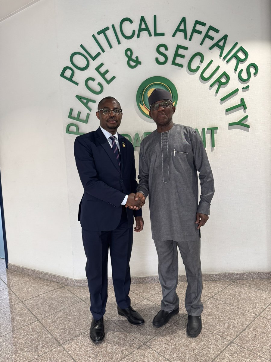 Bankole_Adeoye's tweet image. Always a pleasure to engage Amb.Miguel Cesar Domingos Bembe, Permanent Representative of #Angola. I took the opportunity to congratulate the Government of Angola on its successful Chair of the African Union and 39th AU Summit. We also discussed Angola’s important role as the