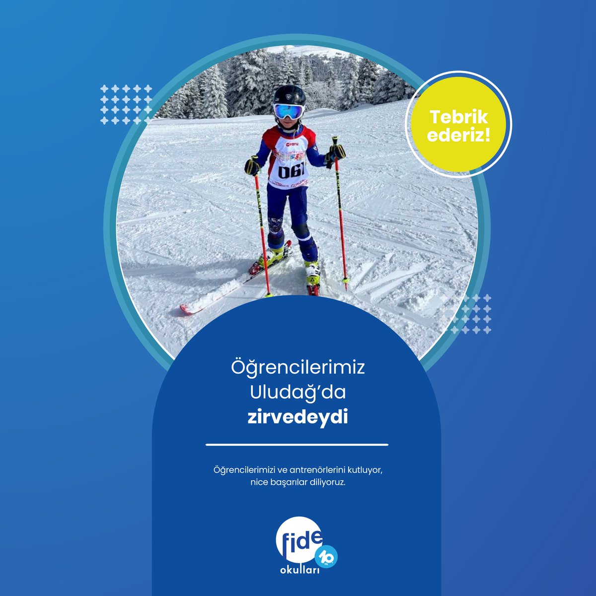 👏🏻👏🏻👏🏻Tebrikler!

18–20 Şubat 2026 tarihlerinde Bursa Uludağ’da düzenlenen İstanbul Okullar Arası İl Birinciliği Alp Disiplini Kayak ve Snowboard Yarışmaları, öğrencilerimizin cesaret ve emeklerini yansıtan başarılara sahne oldu.

İstanbul Okullar Arası İl Birinciliği Snowboard