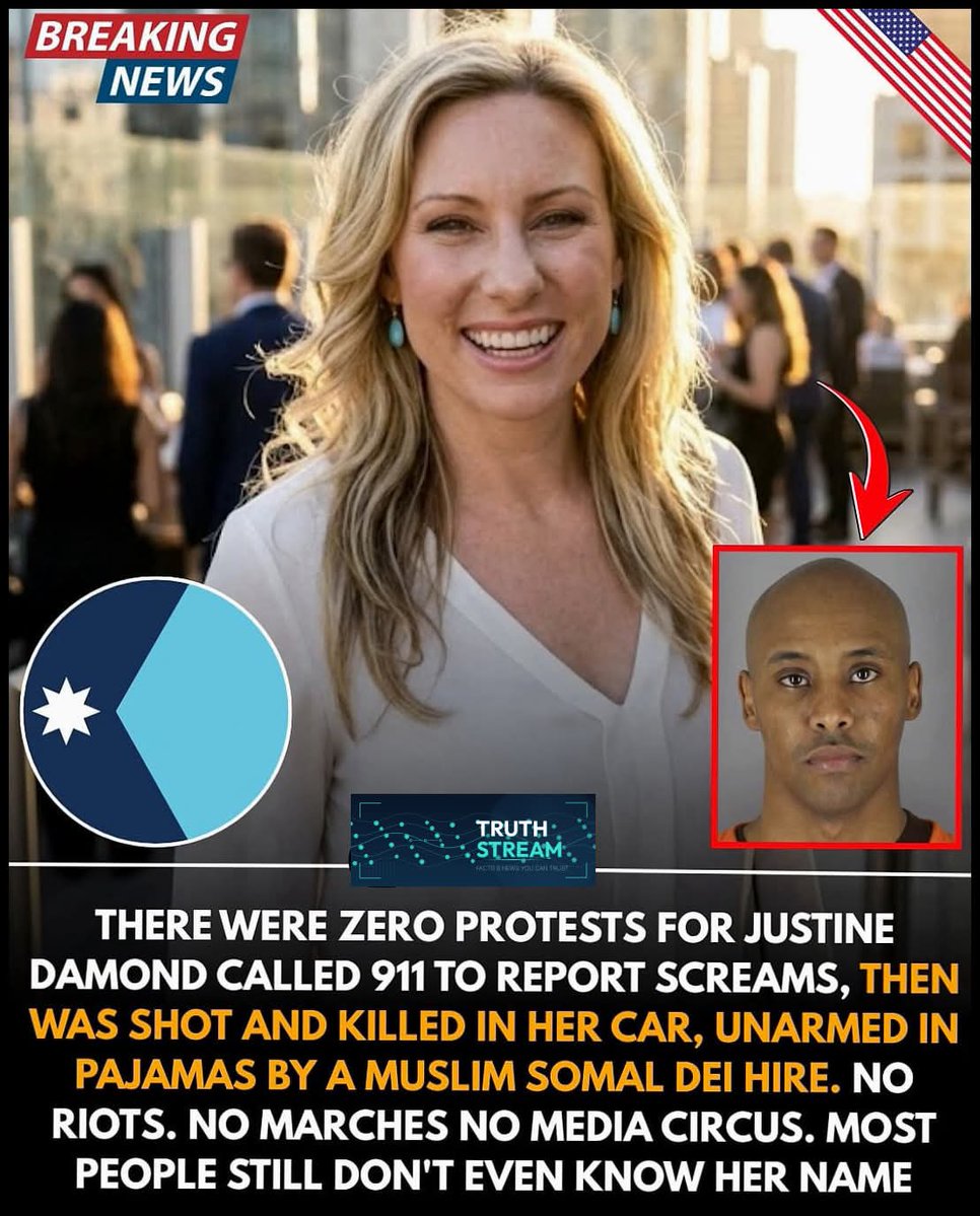 Justine Diamond of Minneapolis, age 40, stepped outside in her pajamas after hearing strange sounds outside of her window. She called 911 and when the officer arrived, she greeted him to explain the situation. 

The unarmed woman was immediately shot by  Mohamad Noor, the first