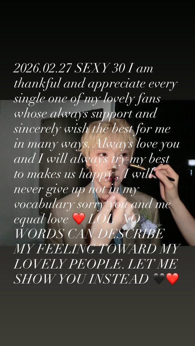 ไอตรงที่บอกว่า ไม่มีคำไหนมาอธิบายครสของเตนล์ที่มีต่อเลิฟลี่ได้เลยครับ ให้เตนล์โชว์มันให้เห็นแทนนะ

คือกุㅠㅠㅠㅠㅠㅠㅠㅠㅠㅠㅠแค่นี้ก็รู้แล้วว่าการได้รักและถูกรักมันเป็นยังไง