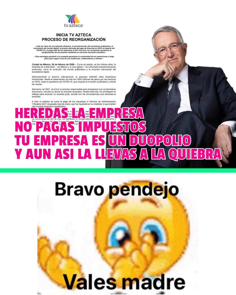 _RUBENSRM's tweet photo. @RicardoBSalinas @PartidoMorenaMx Hoy en su succión preferida: JUNIORS PENDEJOS… con ustedes el usurero @RicardoBSalinas https://t.co/rSP6Pj7B29
