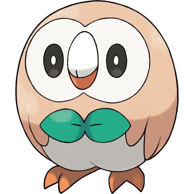 ToHeckk's tweet image. Rowlet don’t look but there’s an ugly bitch calling you twin