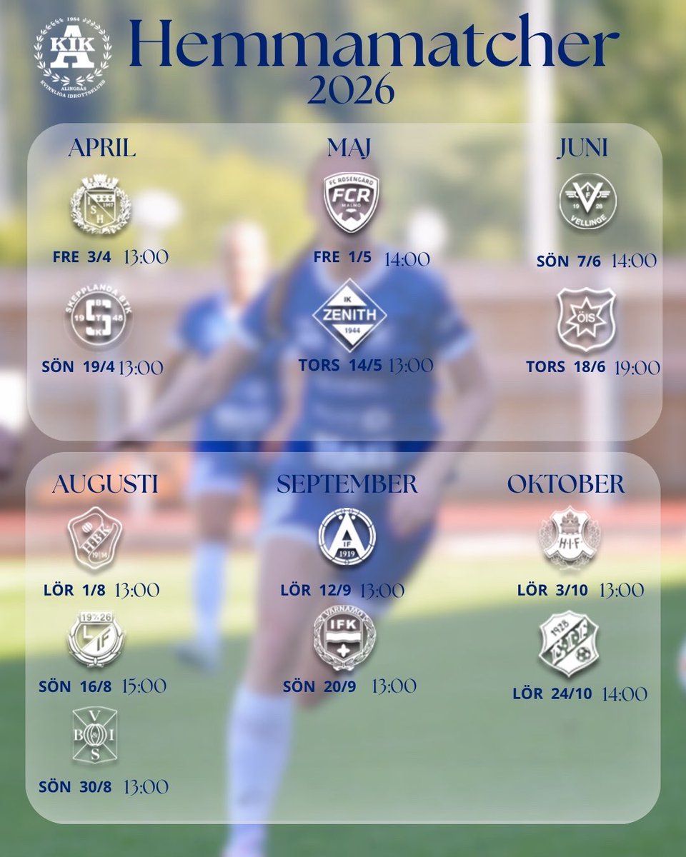 Alingsås KIK Dam tweet media