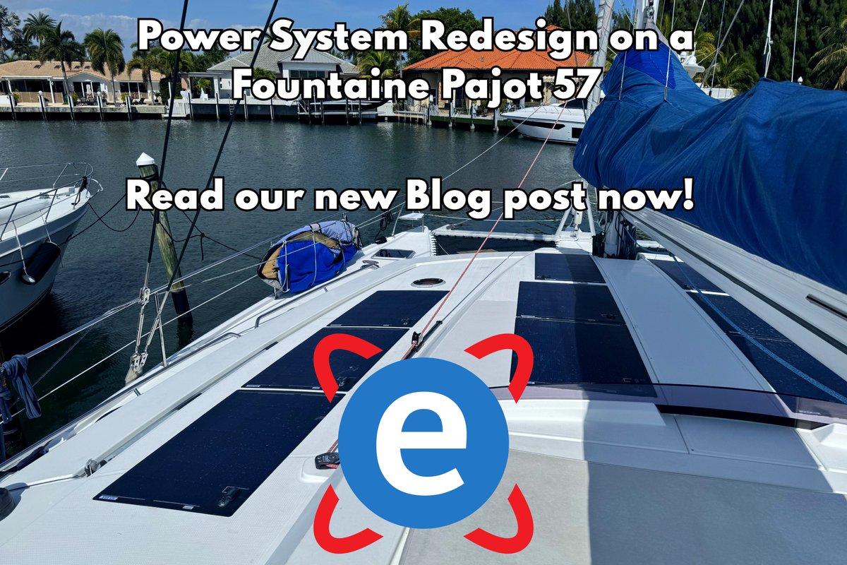 Come read our newest blog post! In this one we talk about how we redesigned a power system for a Fountaine Pajot 57. Read here now: emarineinc.com/blogs/insights…

#newblogpost #powersystems #victronenergy #redesign