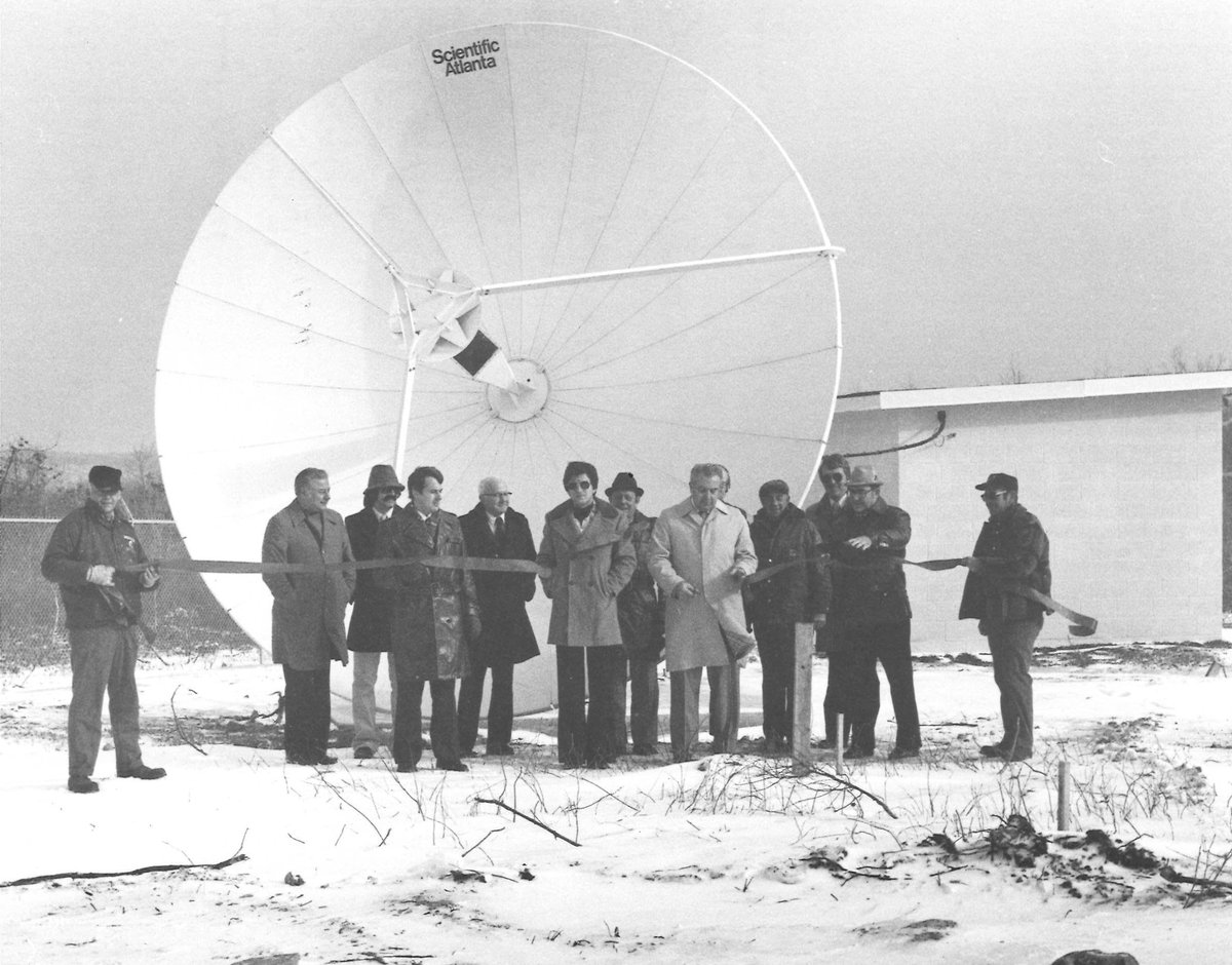 For National Retro Day we’re throwing it back to our original satellite dishes — big, and built to get the job done. They may not have been sleek, but they were cutting-edge in their day!
Technology has come a long way since then, but our commitment to our communities hasn’t.