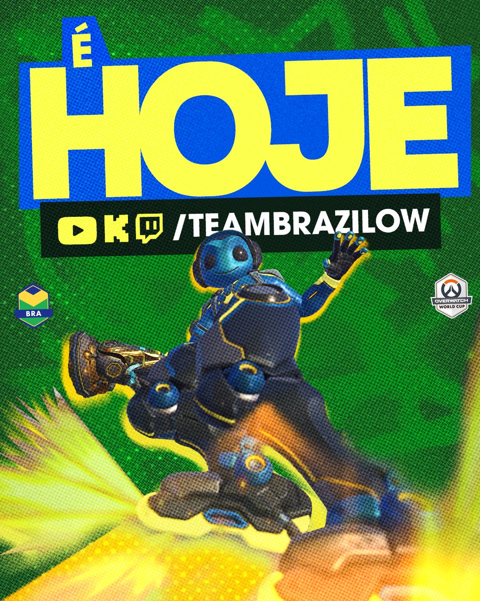 TeamBrazilOW's tweet photo. 🚨GRAVE🚨 

O Team Brazil vai transmitir os tryouts de sua seleção e escolher os melhores dos melhores para representar o Brasil na Copa do Mundo de Overwatch!

vai presenciar o milagre da ressureição ou vai ficar de fora?

19h em TODO LUGAR QUE VOCE IMAGINAR! 🤯

🔗Link nos comentários

#inabalável #OWWCBRA2026 #OWWC2026