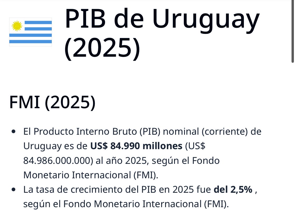 Crecimiento PBI 2024: 3,1 %
Crecimiento PBI 2025: 2,5 %
Crecimiento proyectado PBI 2026: 2,2 %

🙋🏻‍♂️ PREGUNTA:

¿Como el Gobierno Nacional espera cumplir con lo aprobado en el Presupuesto Quinquenal?

Armaron un presupuesto esperando un crecimiento y pasa todo lo contrario🤦🏻‍♂️🤷🏻‍♂️