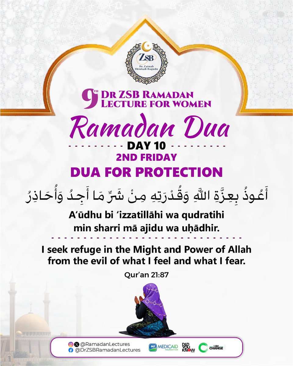 DR ZAINAB S BAGUDU RAMADAN LECTURE 4 WOMEN tweet media