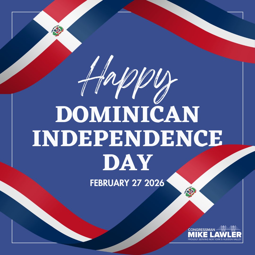 ¡Feliz día de la Independencia Dominicana! Happy Independence Day to the proud people of the Dominican Republic! 🇩🇴

On February 27, we honor the Día de la Independencia, and those who fought for freedom in 1844, including founding father Juan Pablo Duarte. Their courage shaped a