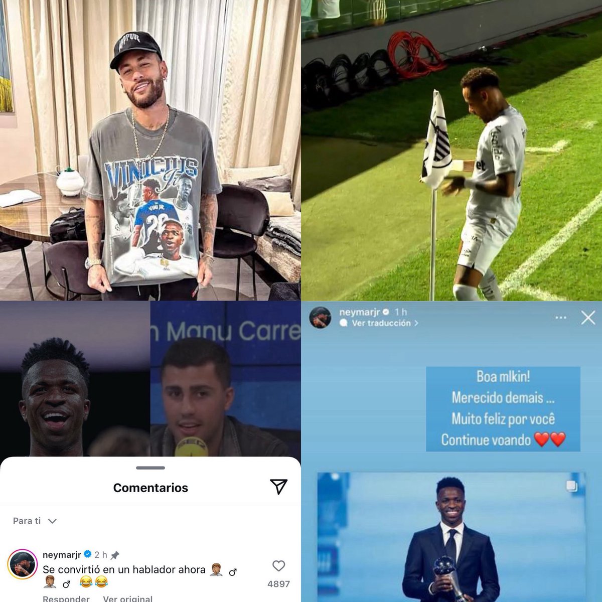nobody dey support vinicius pass neymar 😂