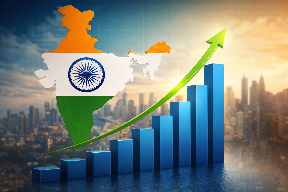 भारतीय अर्थव्यवस्था ने फिर चौंकाया!

दुनिया मंदी की बात कर रही है और भारत 7.8% GDP ग्रोथ के साथ रॉकेट की तरह आगे बढ़ रहा है!

यह है 'आत्मनिर्भर भारत' की ताकत।

#EconomyUpdate #AatmanirbharBharat #GDP #India