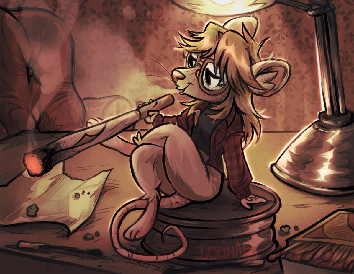L0rinae's tweet photo. oh god she chiefing that shi 
comm for @micearebugs https://t.co/n8uu5286Xd