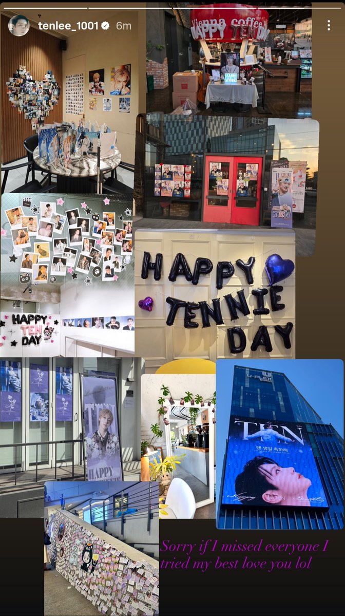 TEN IG STORY!

"Sorry if i missed everyone I tried my best love you lol"