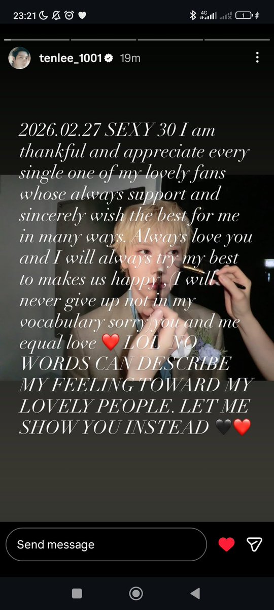 ຊຶມອ່ະ🥹 He always try his best in his way💜 ຮັກເຕນລ໌ໆໆໆໆໆໆ
#HAPPYTENDAY