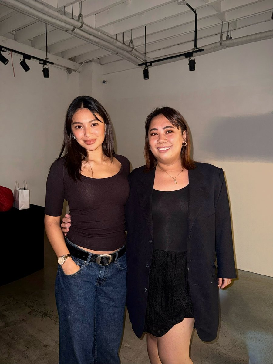 jamiiguel's tweet photo. reunited with #NadineLustre 🍷

videos are uploaded on @showbizzganap FB Page &amp; TikTok 📹💜 #ShowbizzGanap https://t.co/EhgHZTDZrg