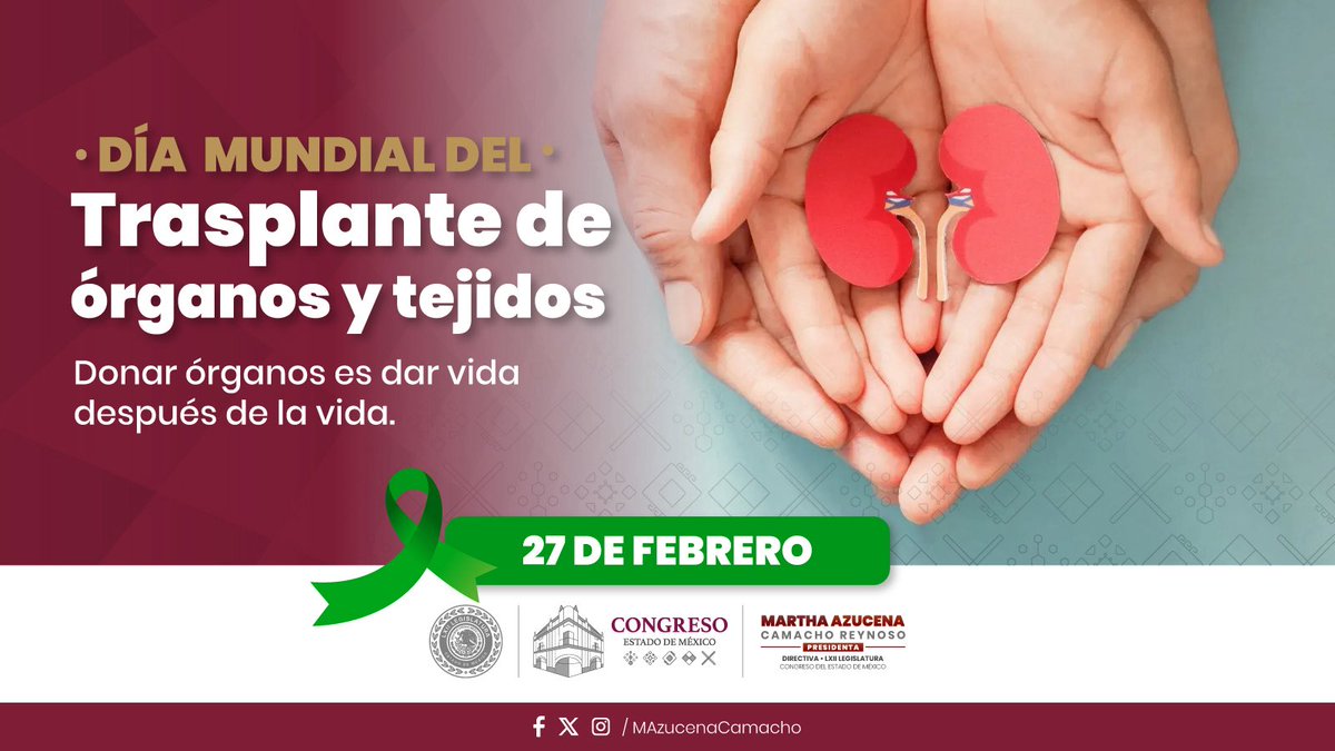 Detrás de la palabra “trasplante” hay alguien esperando: una mamá, un joven, una persona mayor, una familia que vive con incertidumbre. Y detrás de la palabra “donación” hay un acto de enorme humanidad. 🙌♥️

#DiaMundialDelTrasplante