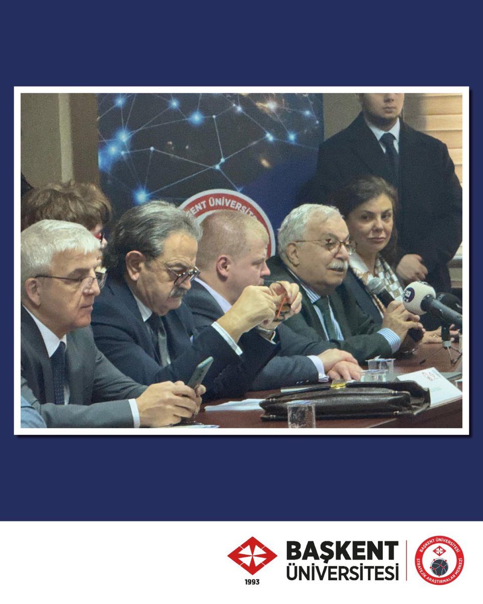 Baskent_SAM's tweet photo. The panel titled "Russia's Influence in International Politics and Turkey-Russia Relations," organized by our center, was held with high participation on February 26, 2026, in the Mete Akyol Conference Hall of Başkent University. https://t.co/3UEco9FFi3