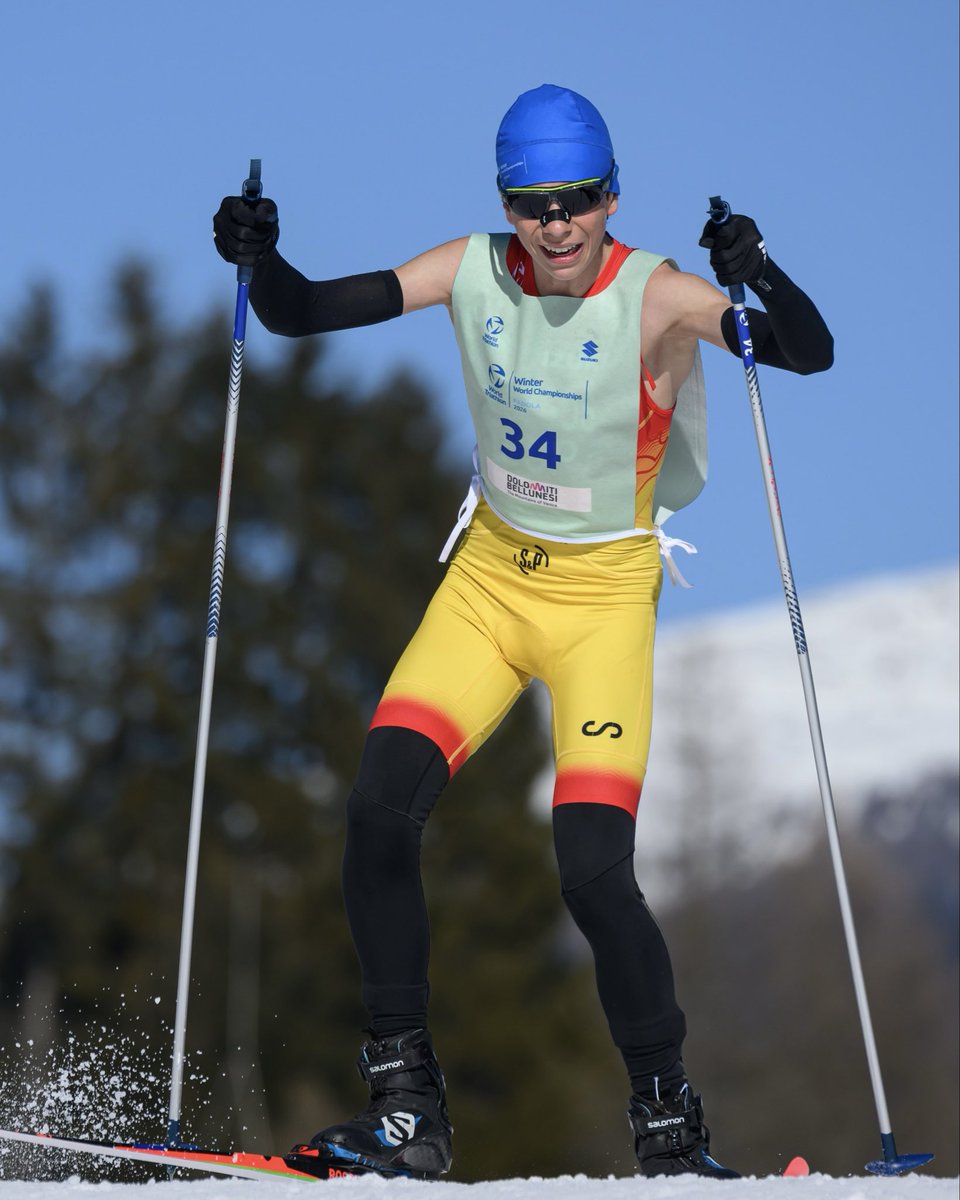 worldtriathlon's tweet image. Snowy ventures 🏃‍♂️🎿❄️

The elite men took on whatever the race threw at them today 🙌

#WonterChamps #Multisport