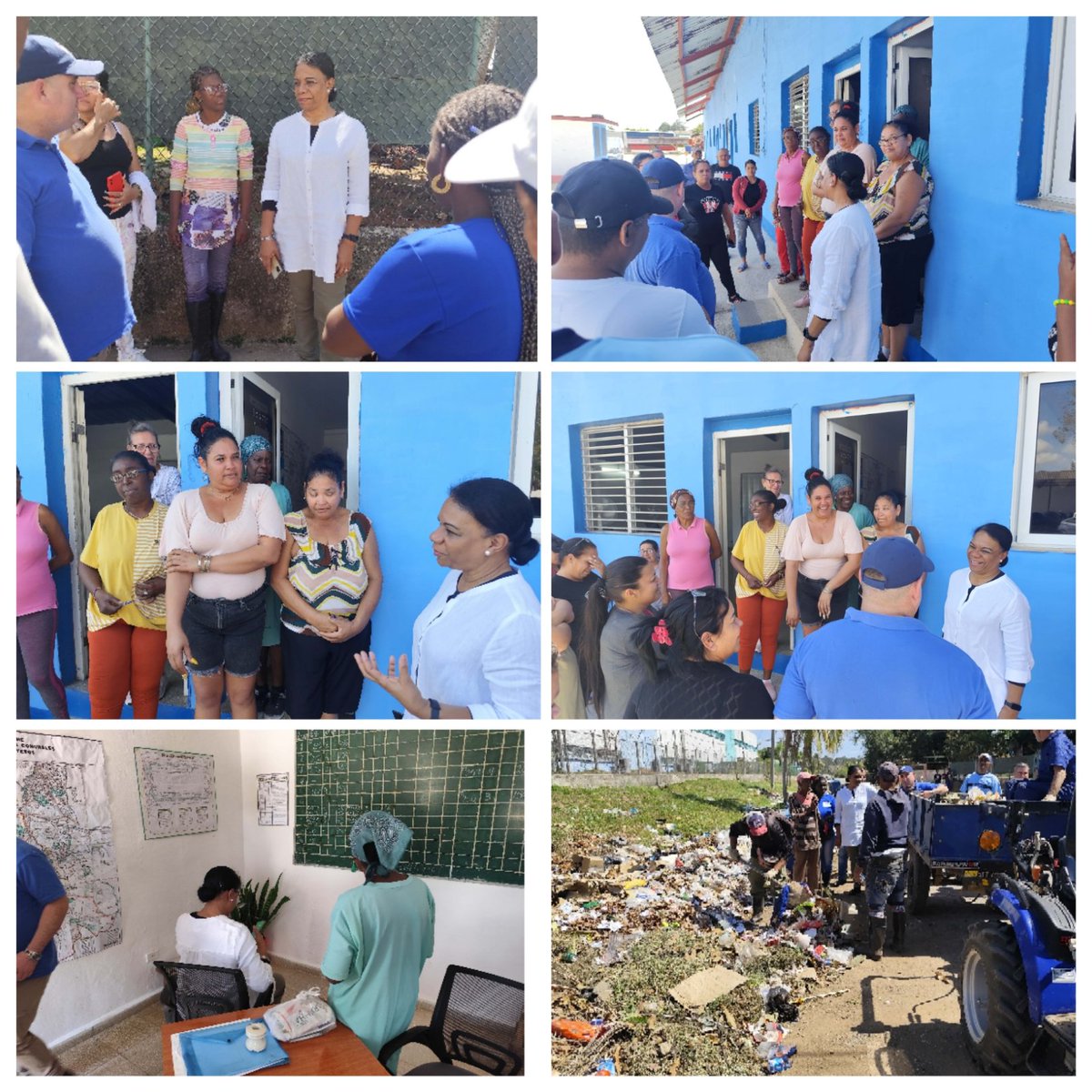 Intercambio con autoridades del municipio de  Boyeros, presentación del sistema de recogida de residuos sólidos y el empleo de diversidad de medios. Conversamos con directivos y trabajadores de comunales en los lugares donde laboran. #DePieYCombatiendo 
#CubaEstáFirme