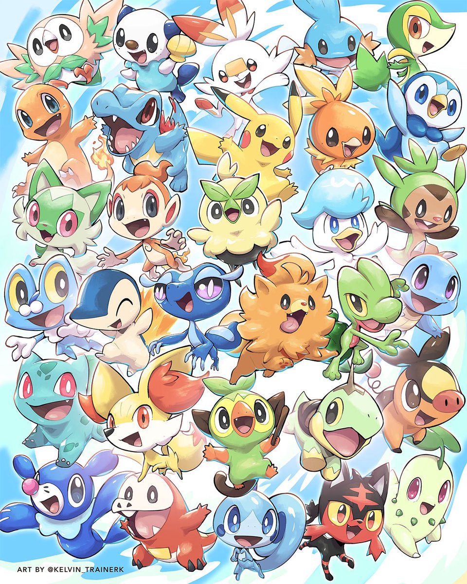 kelvin_trainerk's tweet image. Welcome to the starters family,
#Browt, #Pombom and #Gecqua!
💚🧡🩵

Which one will you pick?
I LOVE POMBOM 😭🧡