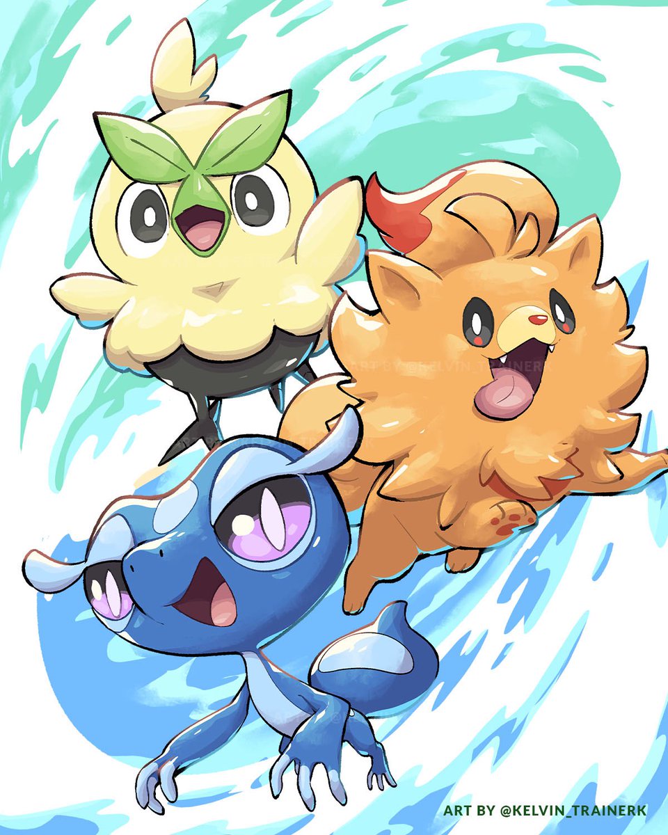 kelvin_trainerk's tweet image. Welcome to the starters family,
#Browt, #Pombom and #Gecqua!
💚🧡🩵

Which one will you pick?
I LOVE POMBOM 😭🧡