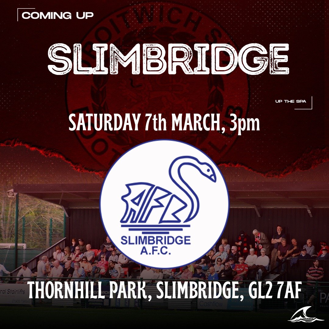 🏆📤
CUP DRAW!

Next Saturday (7/3/26, 3pm), instead of traveling to <a href="/slimbridgeafc/">Slimbridge AFC</a> in the League, we travel to Slimbridge in the Challenge Cup S/F! 🫨

We hope to see the Spa faithful there in their numbers once again.

...but first, see you tomo at Kingy's 🆚 <a href="/CirenTownFC/">Cirencester Town FC</a>

#UTS