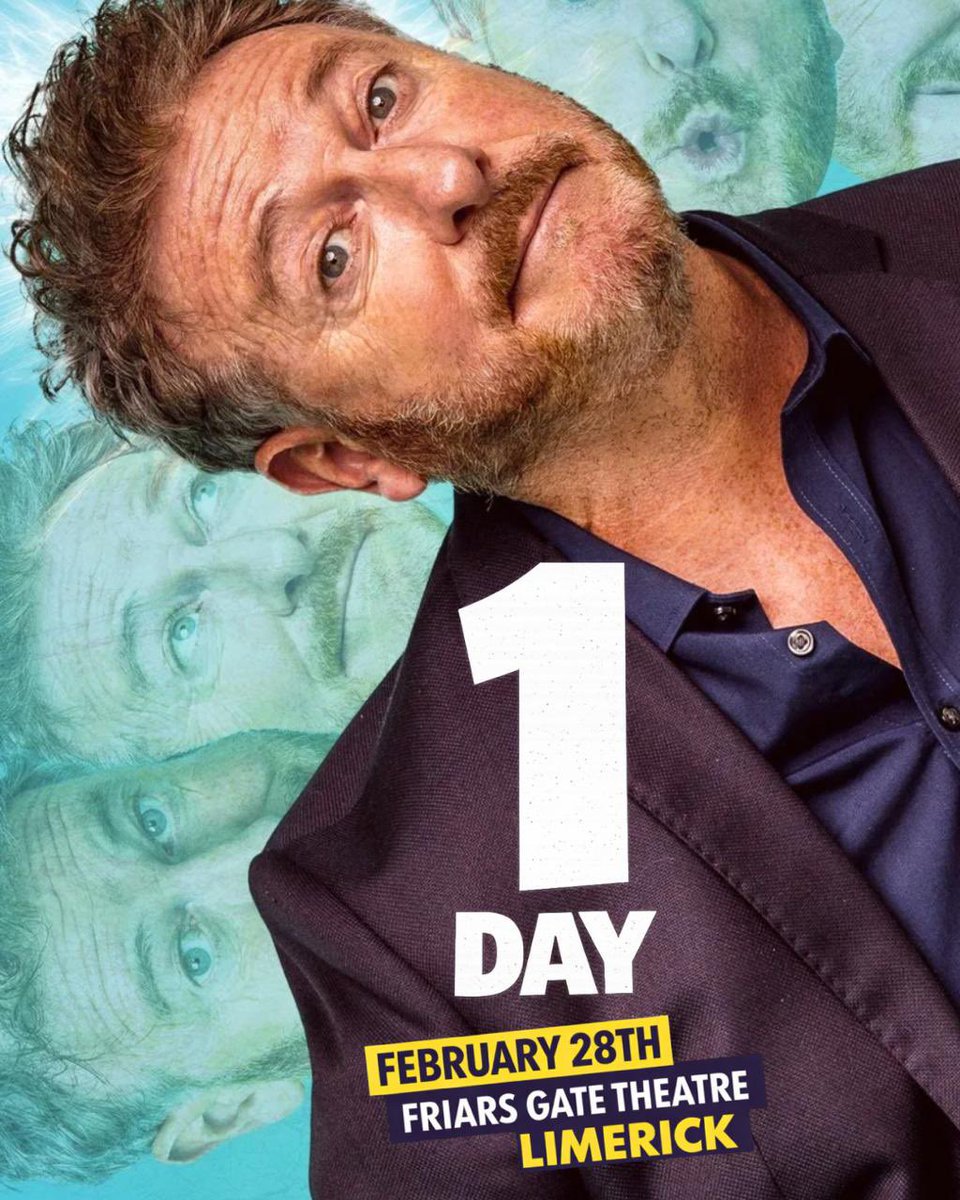 RisteardCooper's tweet image. 📍 Sat Feb 28, Limerick, Friar’s Gate Theatre #Limerick  🎟️ in bio!