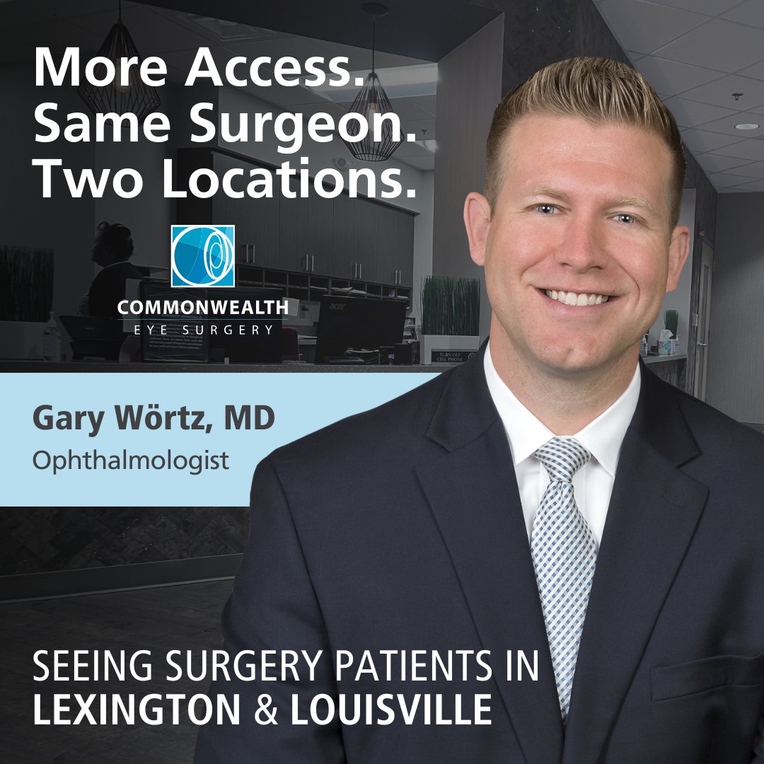Louisville, we have exciting news. 👏

Dr. Wörtz will begin seeing patients at our new location opening Spring 2026. More opportunities to schedule with him, coming soon to Louisville! 

📞 Call (502) 306-9551 to book your appointment