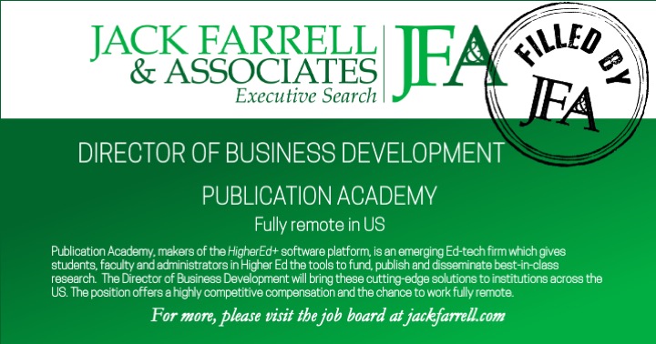 JFandAssociates's tweet photo. This one has been filled, but please see what else is available at the JFA job board: https://t.co/rAKf7RjltX https://t.co/Yss1k8TkKj