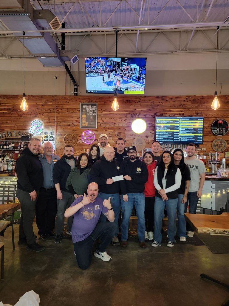LLEONebraska's tweet photo. We wanted to give a huge thank you to Wine, Beer, and Spirits Omaha for selecting us as their charity for their Christmas Bourbon Barrel fundraiser. They also hosted our members last night for a reception &amp; check presentation &amp; we had a fantastic time. https://t.co/IavVOdgkTL