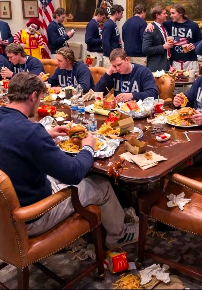 BigBlueWaveUSA's tweet image. The reward for sacrificing your dignity after winning a gold medal. #USAHockey